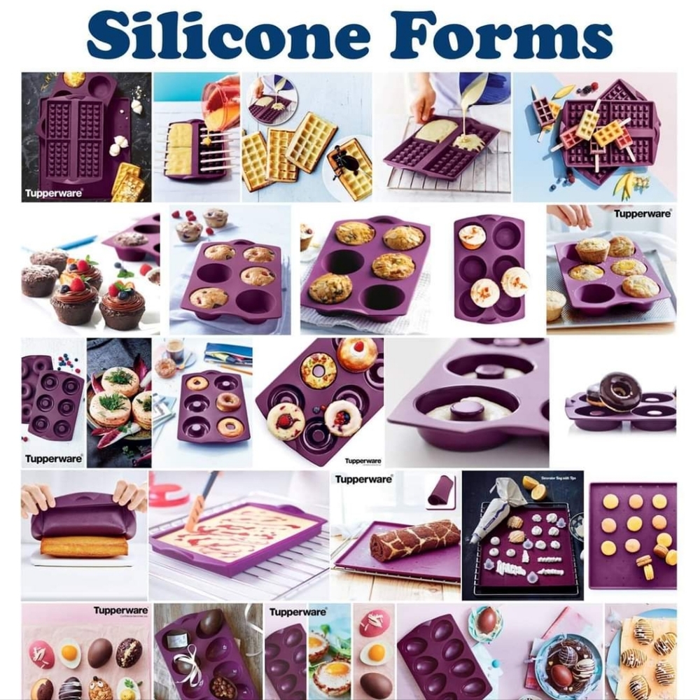 Tupperware Silicone Waffle Form